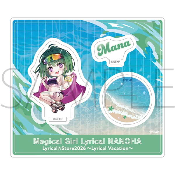 ミニアクリルスタンド/マナ リリカルバケーションVer.