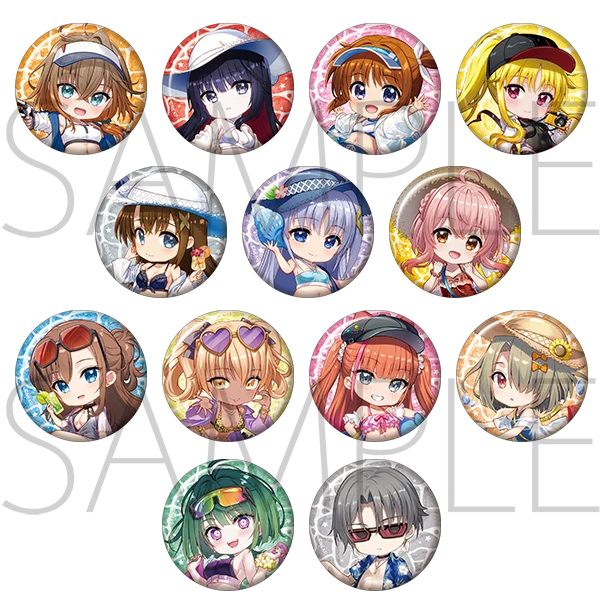 キャラバッジコレクション/【B:ちびキャラ】リリカルバケーションVer.