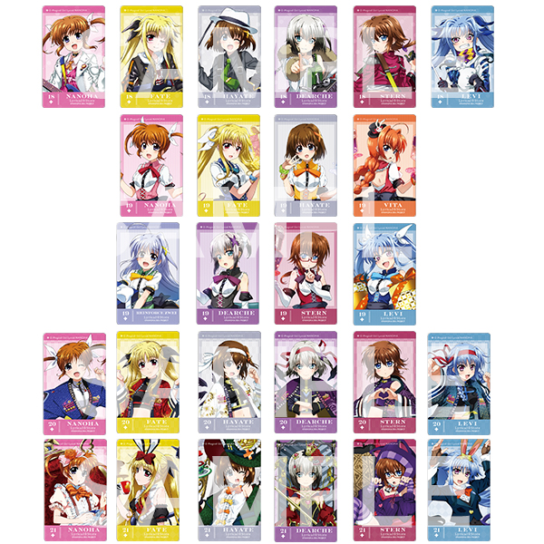 魔法少女リリカルなのは リリカル☆ストア2023 ～リリカルファンタジー～ アクリルカードコレクション 【A：2018～2021】  リリカルメモリーズVer.