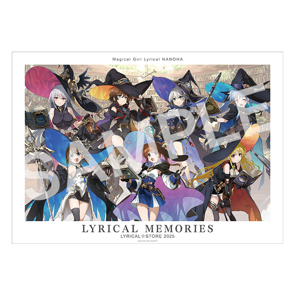 魔法少女リリカルなのは リリカル☆ストア2023 ～リリカルファンタジー～ 【ご当地】クリアポスター／大阪 リリカルメモリーズVer.